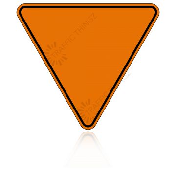 Custom Triangle Shape Sign